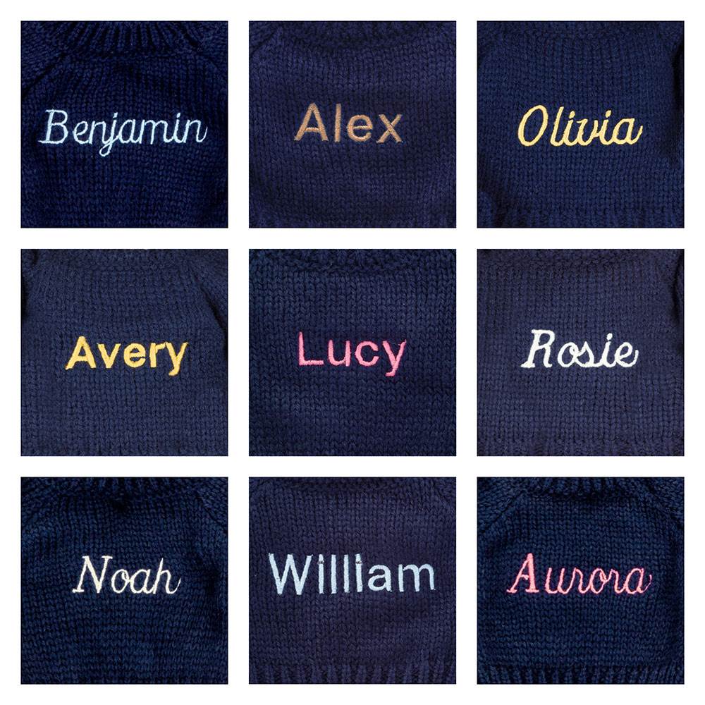 Bashful Luxe Bunny Willow with Personalised Navy Jumper, View 2